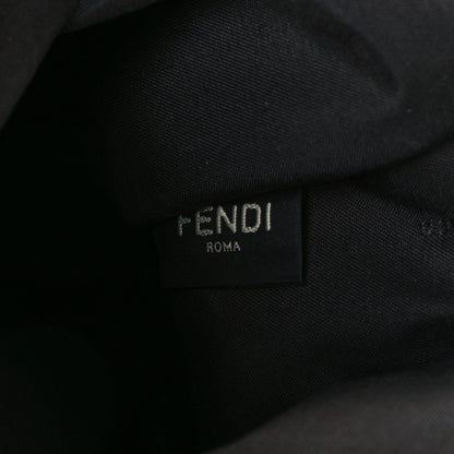 Fendi Vitello King Logo Embossed Large Flat Pouch Cuoio 7 of 10
