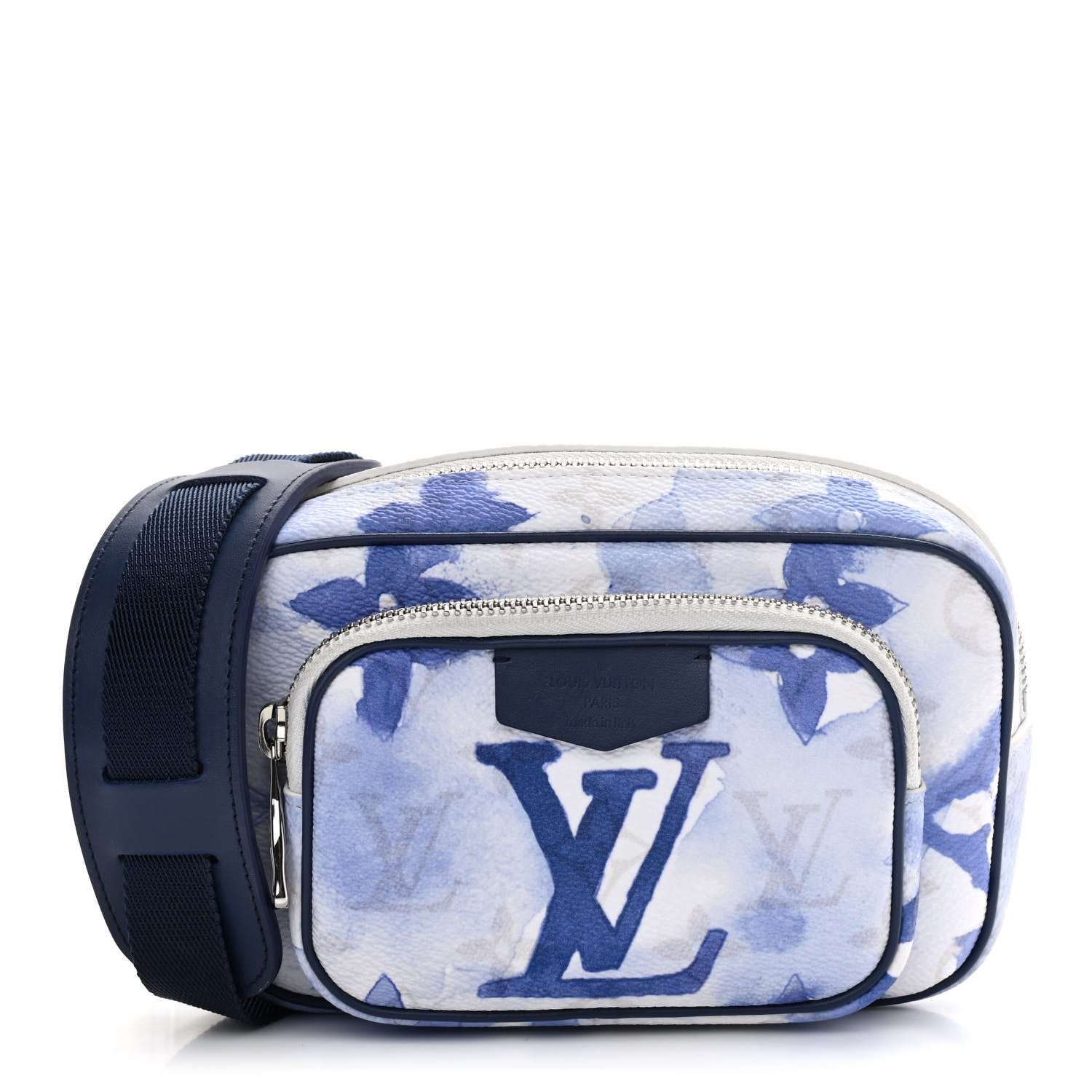 Louis Vuitton Monogram Watercolor Outdoor Pouch Blue 1 of 8