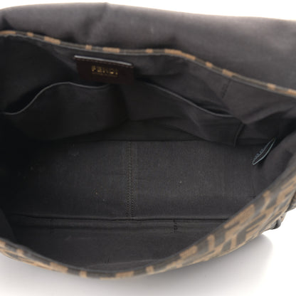 Fendi Zucca Vitello Artic Messenger Bag Tobacco Castagna 5 of 15