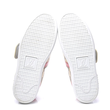 Louis Vuitton Damier Azur Summer Trunks Frontrow Sneakers 37 6 of 10