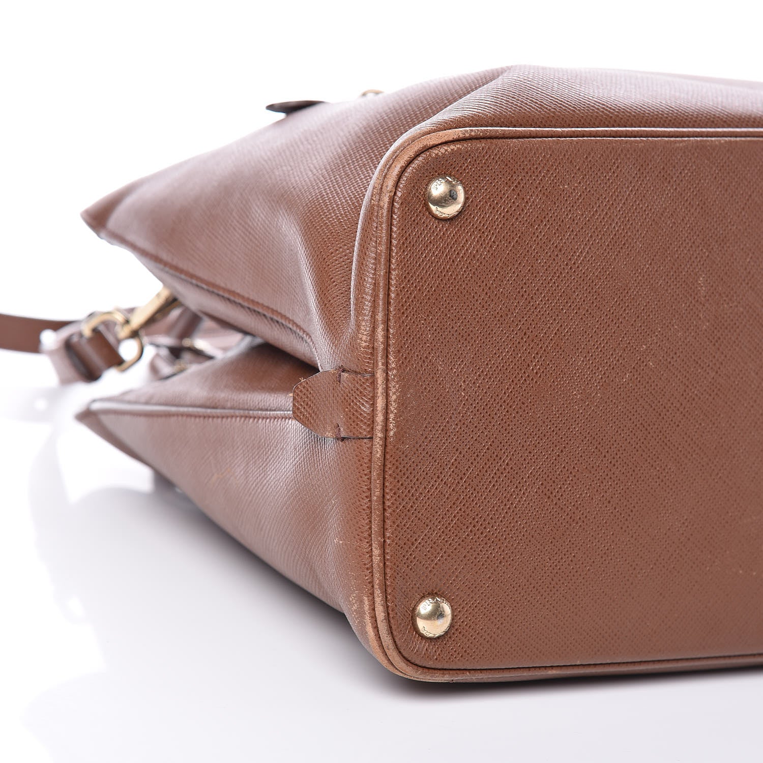 Prada Saffiano Cuir Open Promenade Tote Palissandro 21 of 22