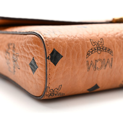 MCM Visetos Millie Wallet On Chain Cognac 8 of 11