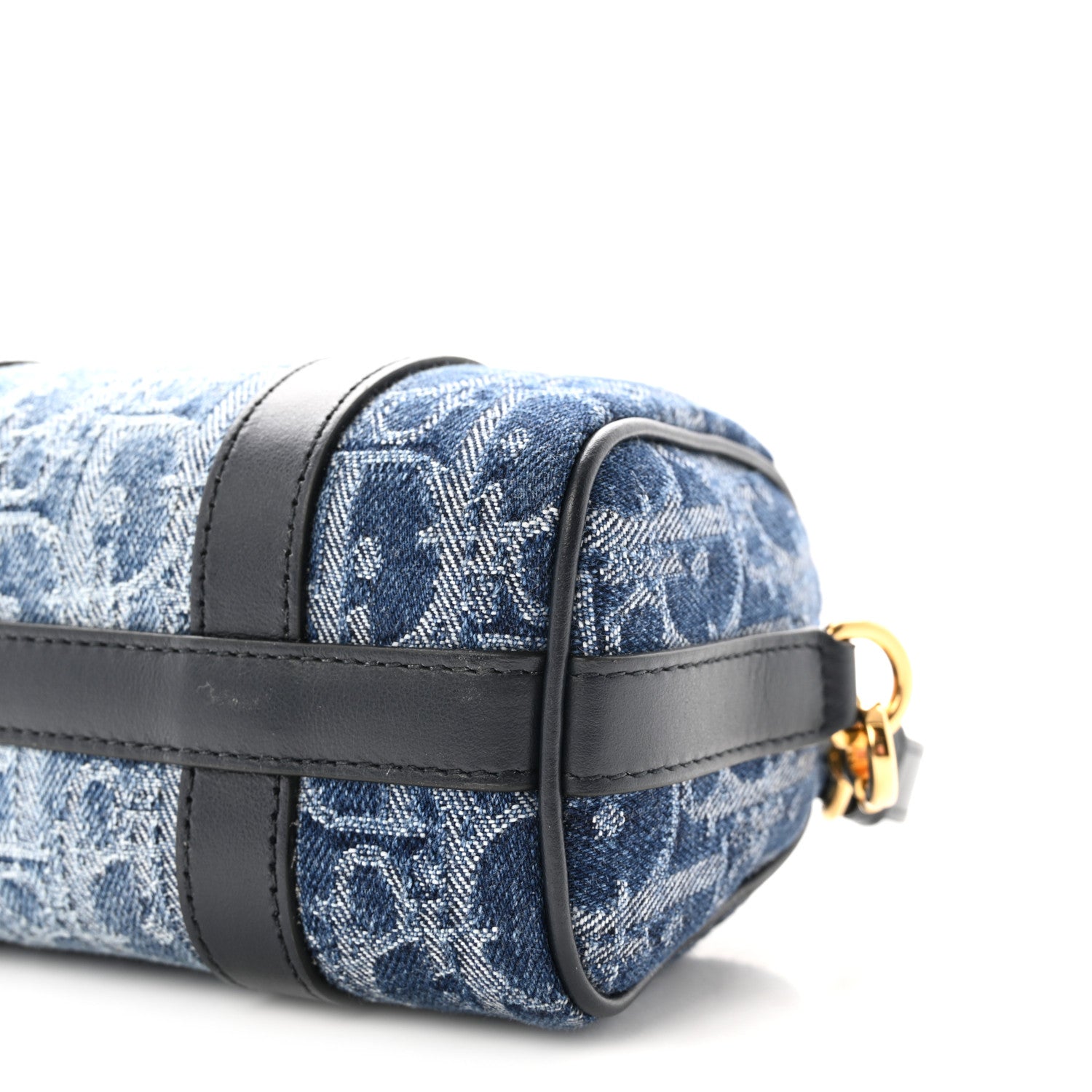 Christian Dior Denim Oblique Nano Groove 17 Bag Blue 9 of 9