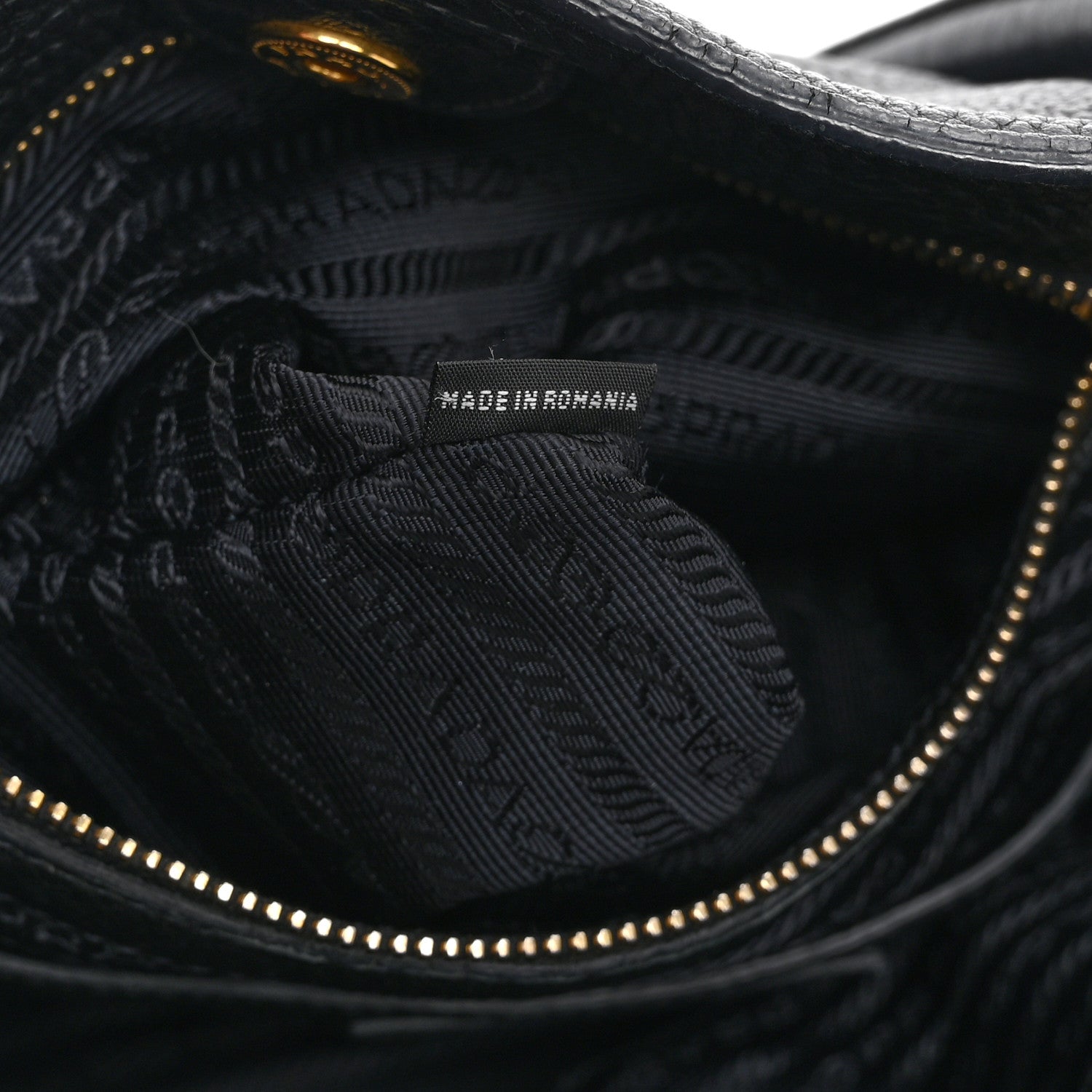 Prada Vitello Daino Tote Black 7 of 11