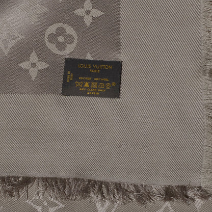 Louis Vuitton Wool Silk Monogram Shawl Verone 6 of 6