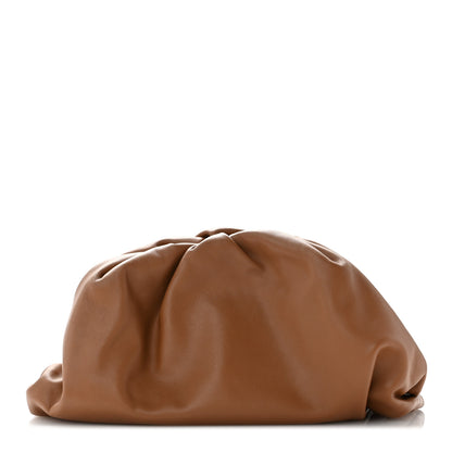 Bottega Veneta Smooth Butter Calf The Pouch Oversized Clutch Teak 1 of 10