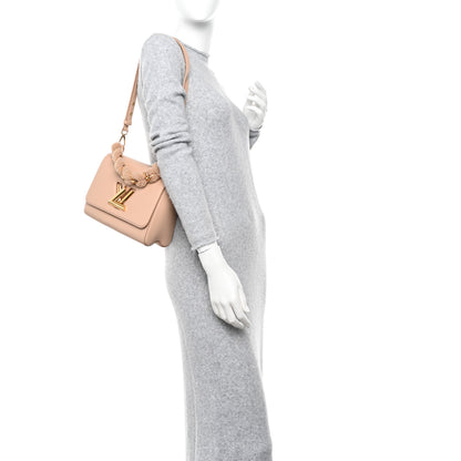 Louis Vuitton Taurillon Shearling LV Ski Twist MM Hazelnut Brown 2 of 9