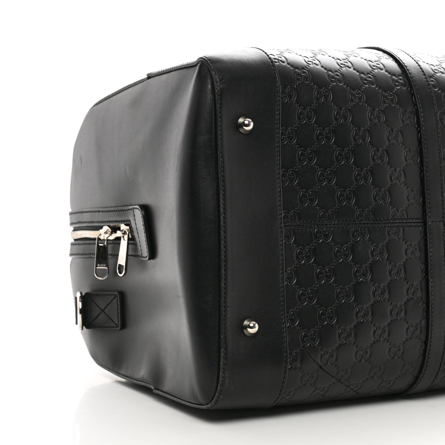Guccissima Signature Large Duffle Black