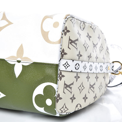 Louis Vuitton Monogram Giant Speedy Bandouliere 30 Kaki Beige 9 of 9