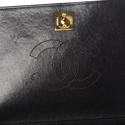 Chanel Lambskin Quilted Small Single Flap Bag Black 9 of 14