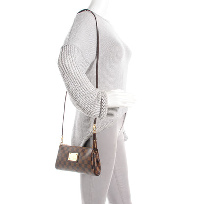 Louis Vuitton Damier Ebene Eva Clutch 2 of 7
