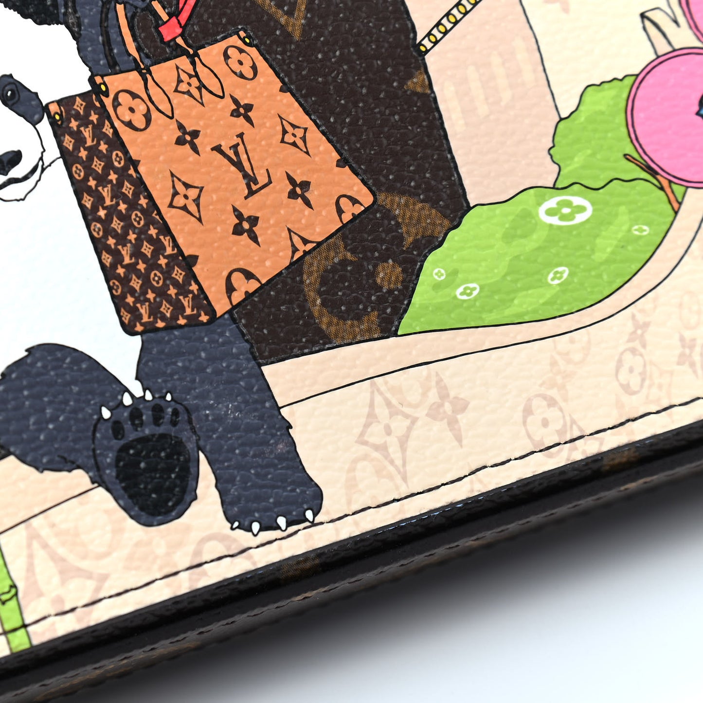 Monogram 2021 Christmas Animation China Wall Pochette Felicie Chain Wallet Myosotis Blue