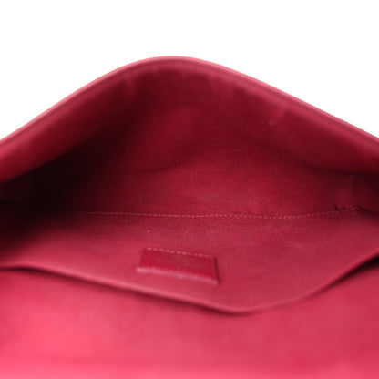 Louis Vuitton Monogram Pochette Felicie Chain Wallet Fuchsia 4 of 10
