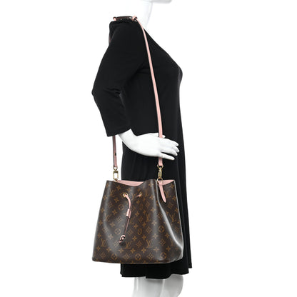 Louis Vuitton Monogram Neonoe MM Rose Poudre 2 of 10