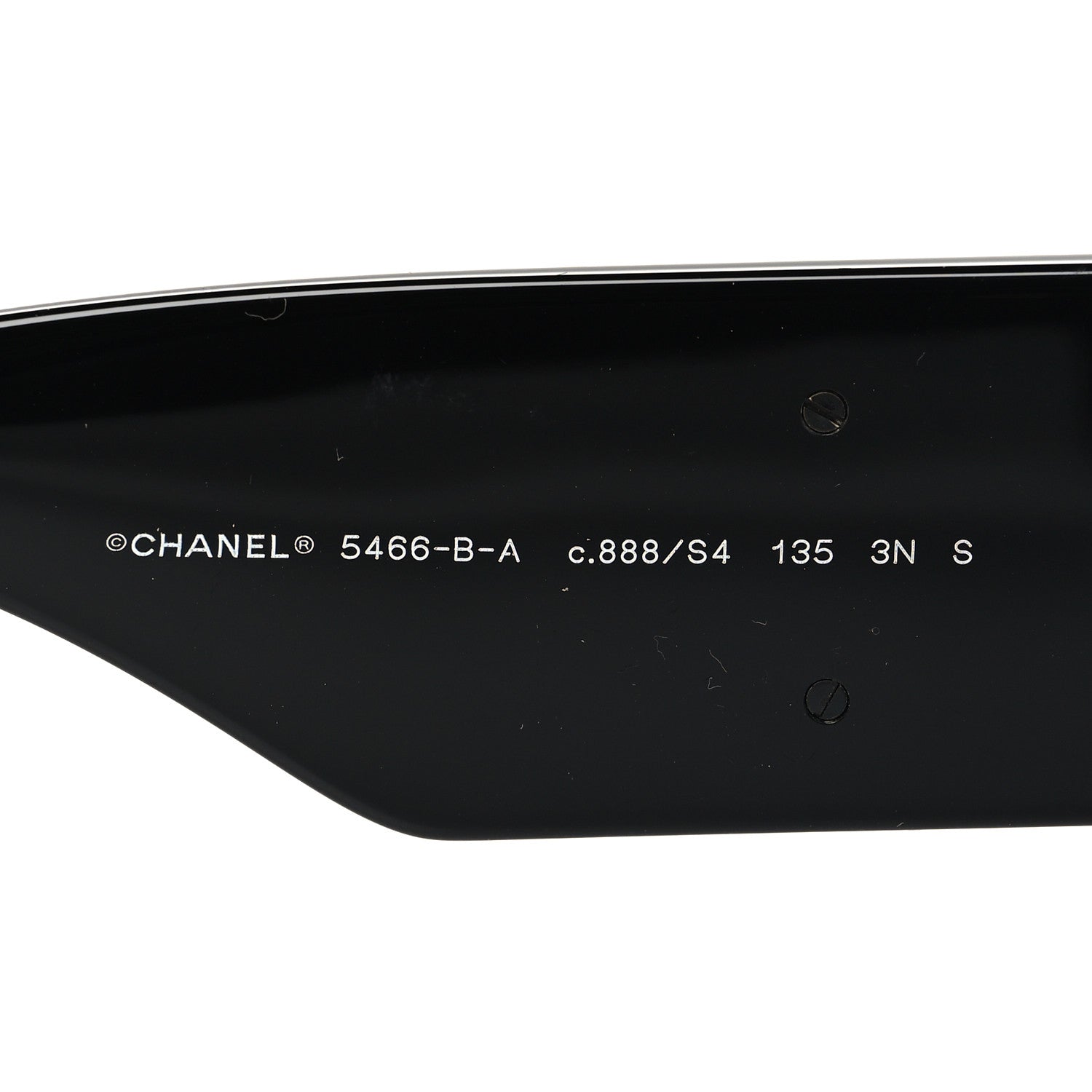 Chanel Acetate Crystal CC Shield Sunglasses 5466-B-A Black 5 of 7