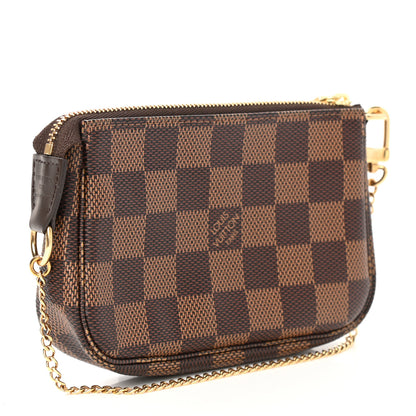 Louis Vuitton Damier Ebene Mini Pochette Accessories 3 of 7