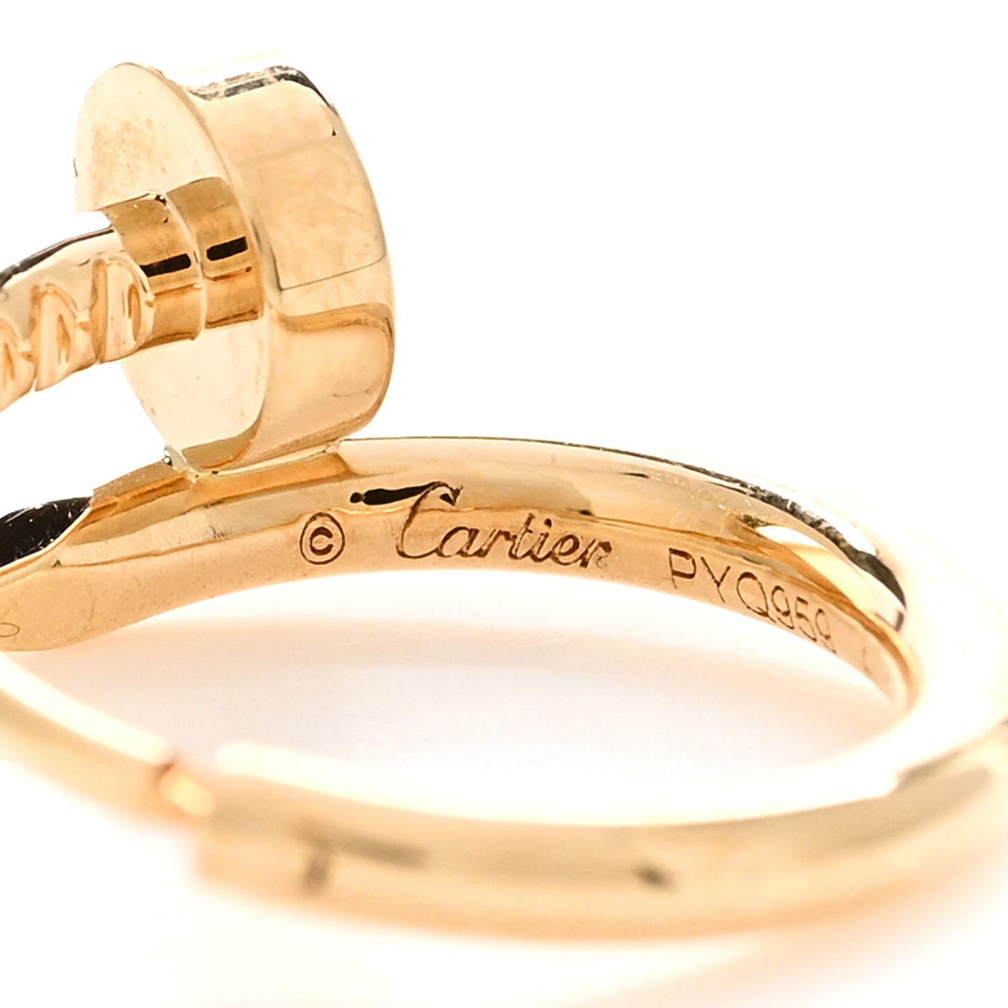 18K Yellow Gold Juste Un Clou Single Hoop Earring