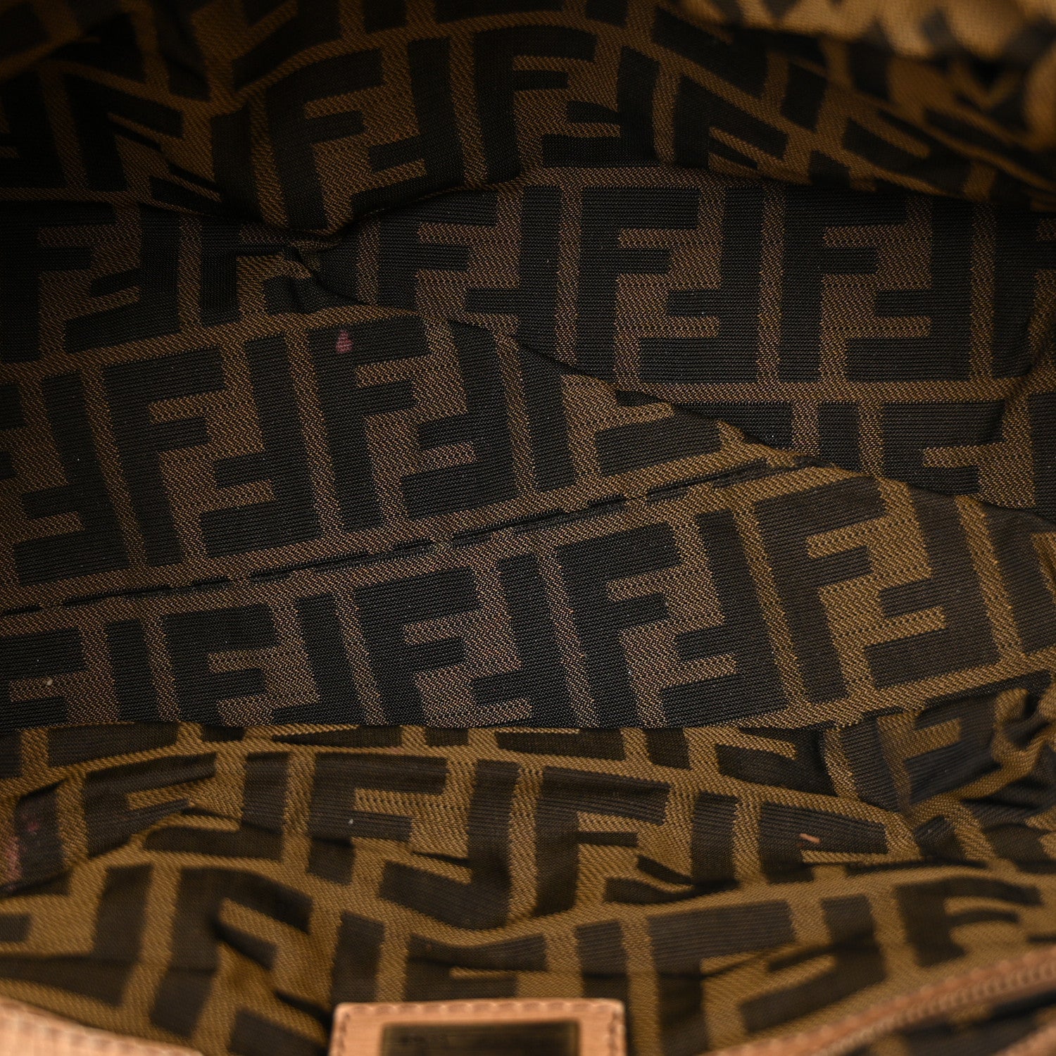 Fendi Calf Hair Zebra Print Chef Shopper Tote  White Brown 5 of 16