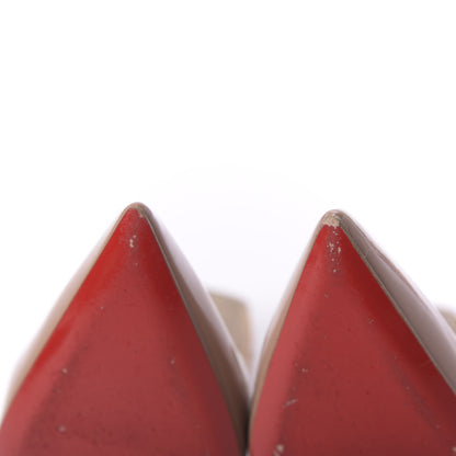 Christian Louboutin Patent So Kate 120 Pumps 38 Nude 7 of 11