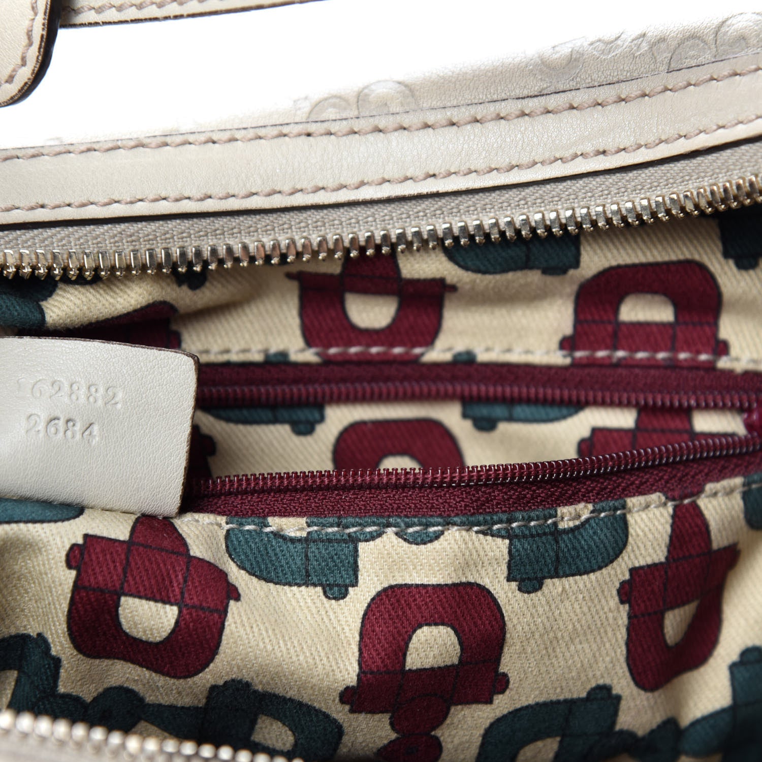 Gucci Guccissima Large Princy Hobo Off White 9 of 10
