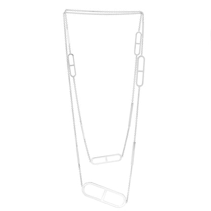 Hermes Sterling Silver Ever Chaine d'Ancre Long Necklace 120 2 of 4