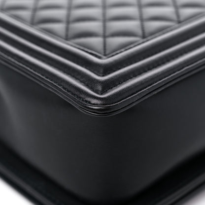 Chanel Calfskin Quilted New Medium Boy Flap Black 10 of 15