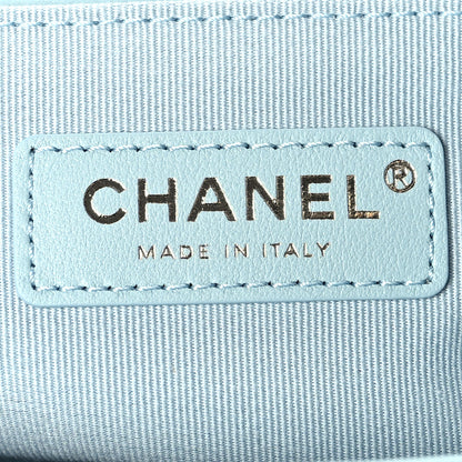 Chanel Lambskin Quilted Medium Boy Flap Light Blue 8 of 10