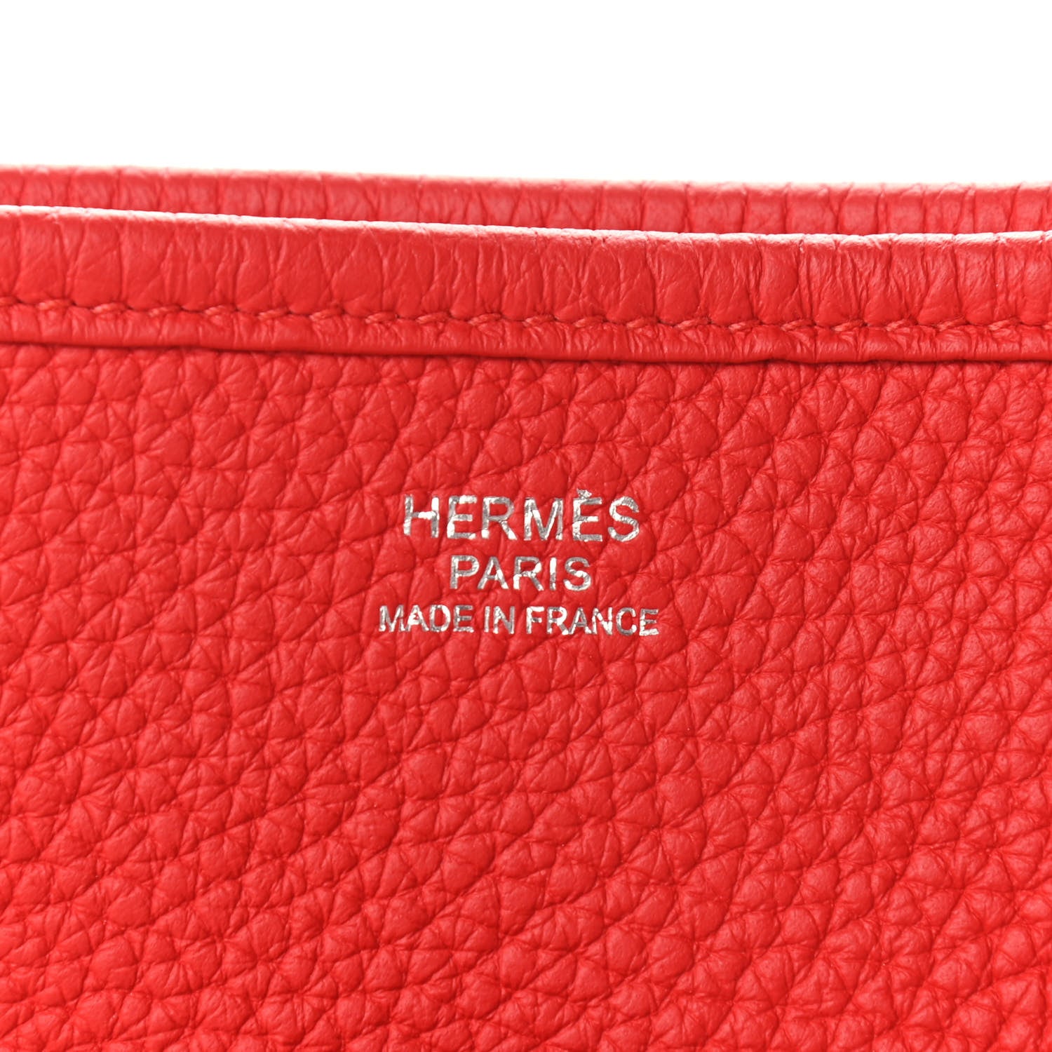 Hermes Taurillon Clemence Evelyne III GM Rouge Tomate 5 of 8