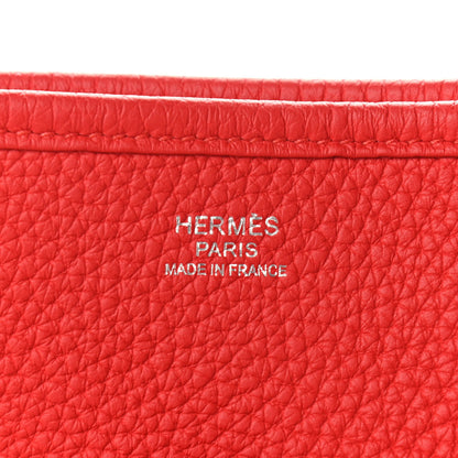 Hermes Taurillon Clemence Evelyne III GM Rouge Tomate 5 of 8