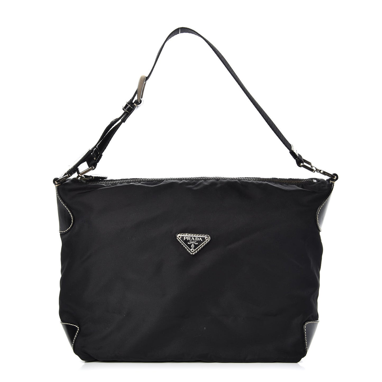 Tessuto Nylon Hobo Black