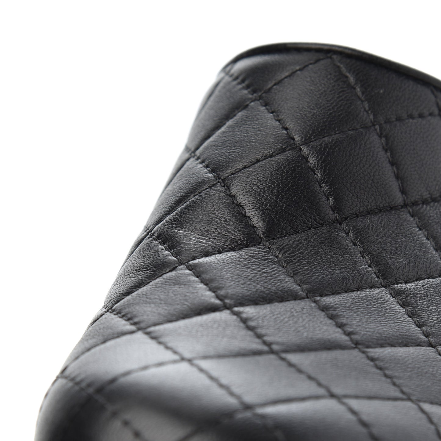 Lambskin Quilted CC Clogs 36 Black