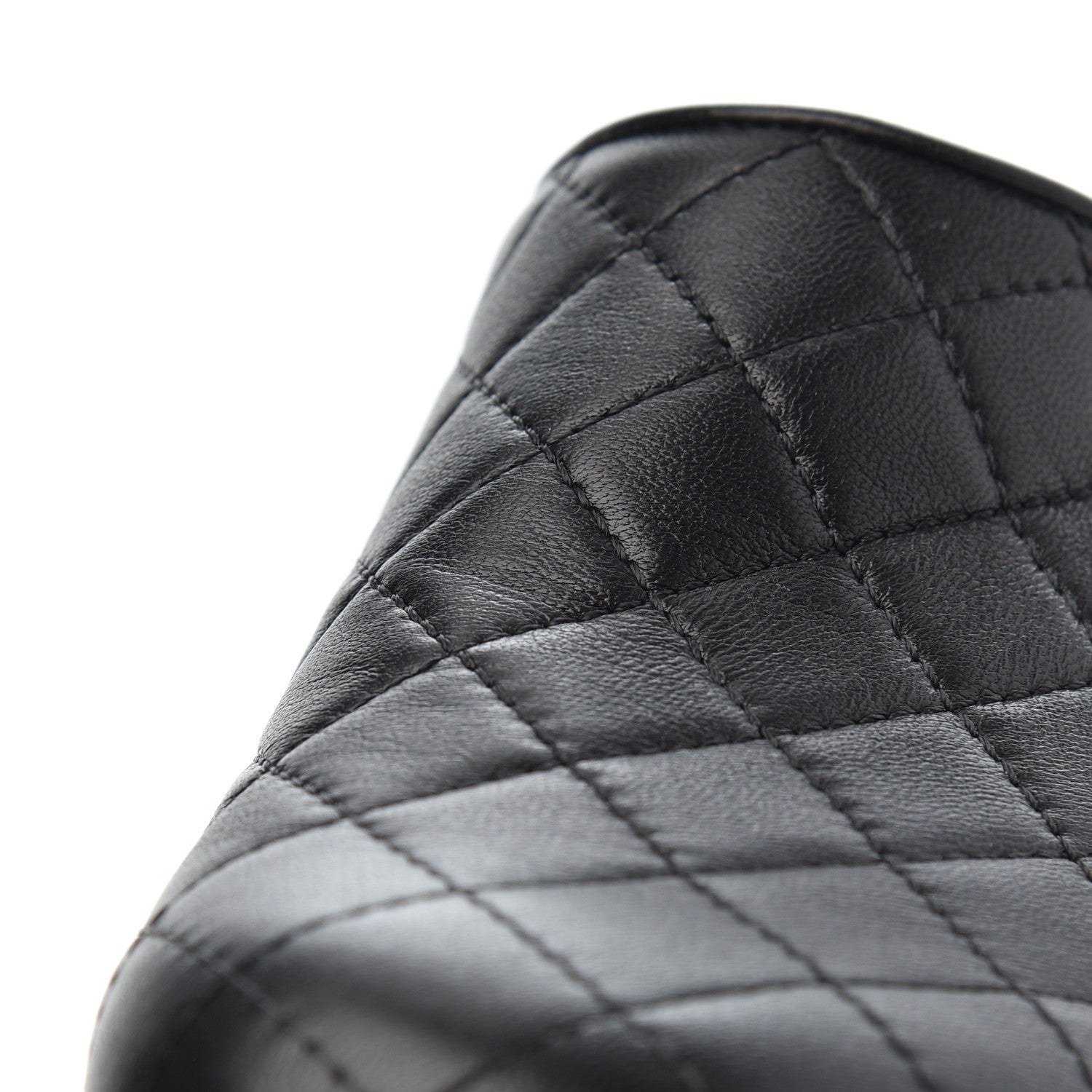 Chanel Lambskin Quilted CC Clogs 36 Black 10 of 10