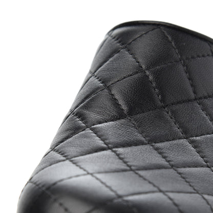 Chanel Lambskin Quilted CC Clogs 36 Black 10 of 10