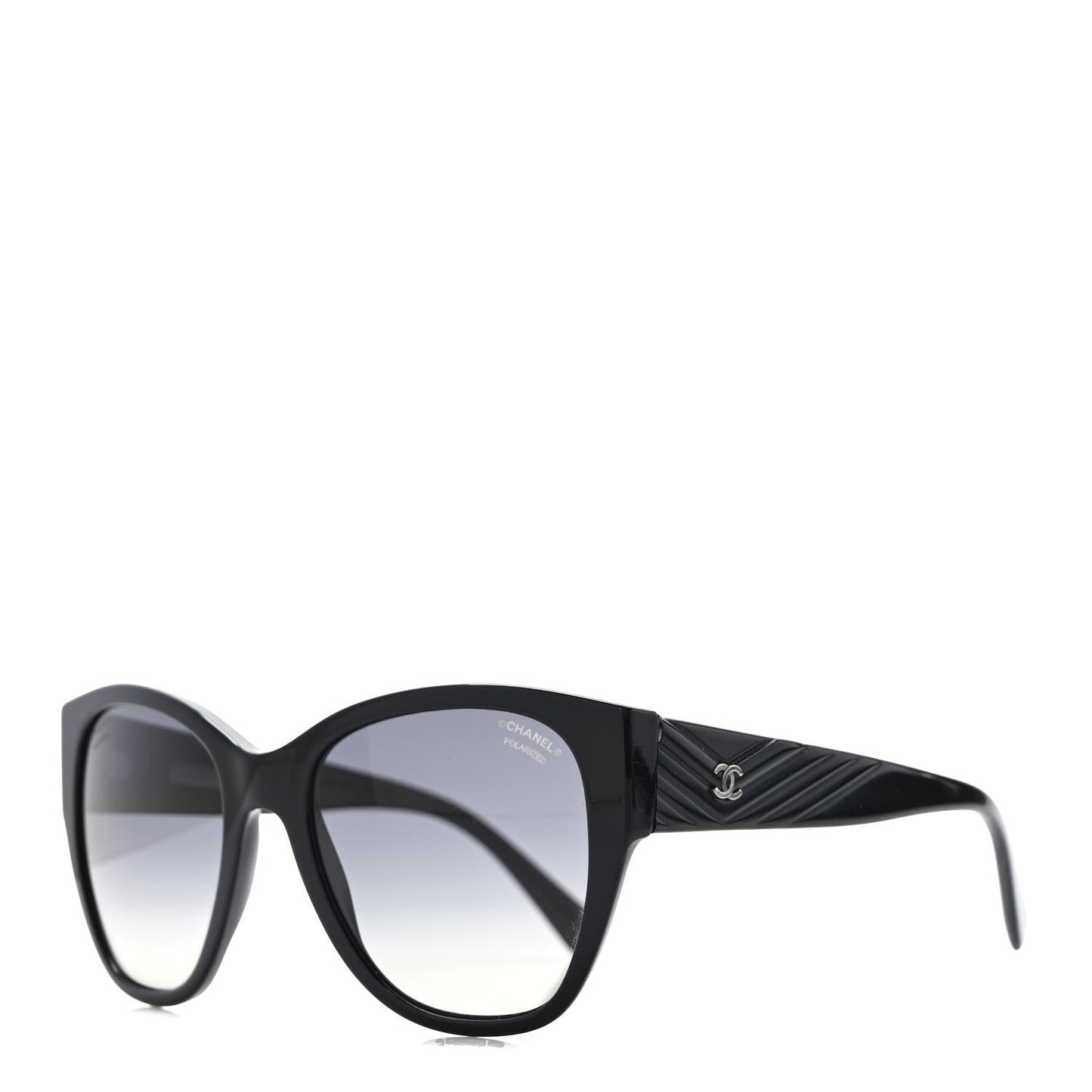 Acetate Polarized Butterfly CC Sunglasses 5412 Black