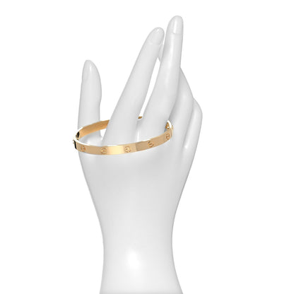Cartier 18K Yellow Gold LOVE Bracelet 19 2 of 5