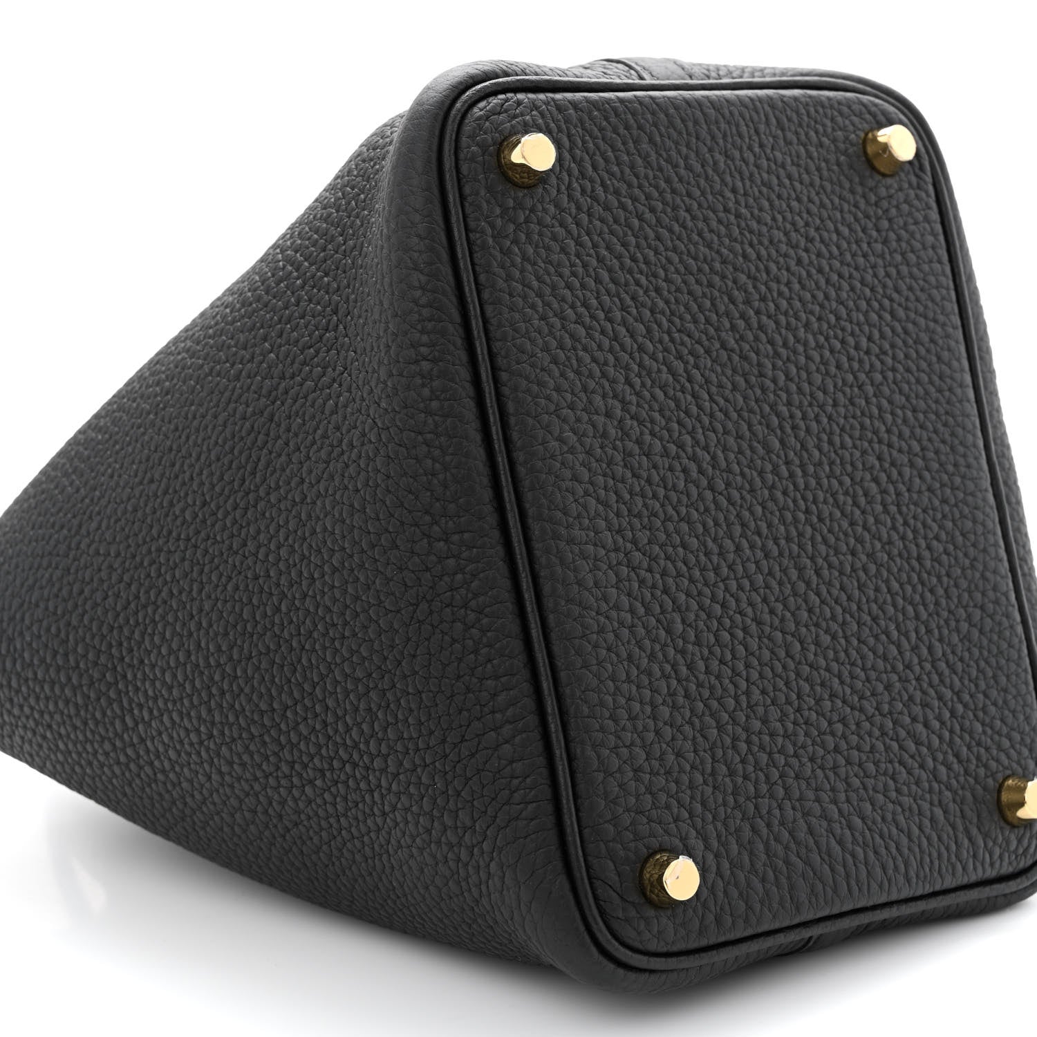 Hermes Taurillon Clemence Matte Alligator Picotin Lock Touch 18 PM Black 9 of 11