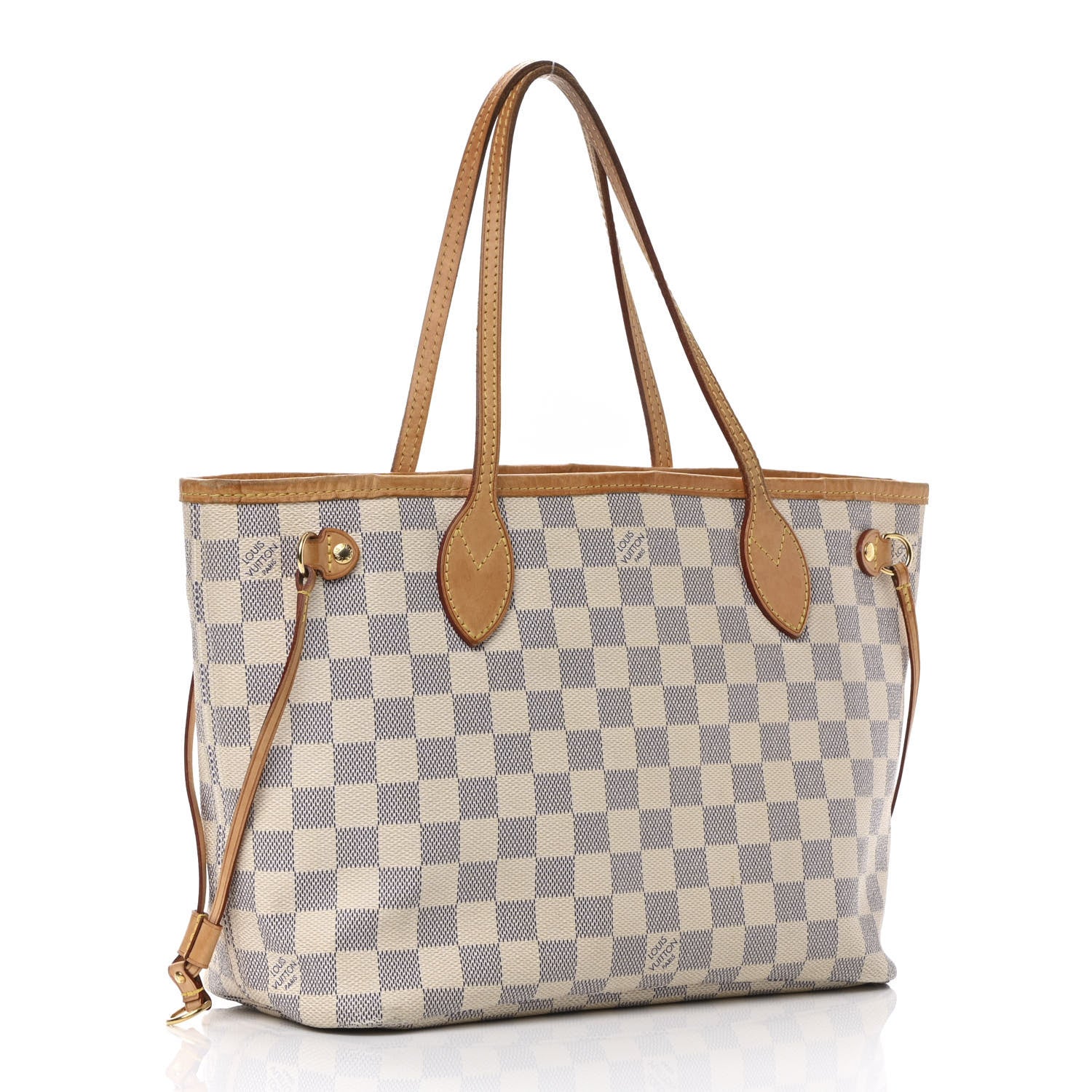Louis Vuitton Damier Azur Neverfull PM 3 of 14