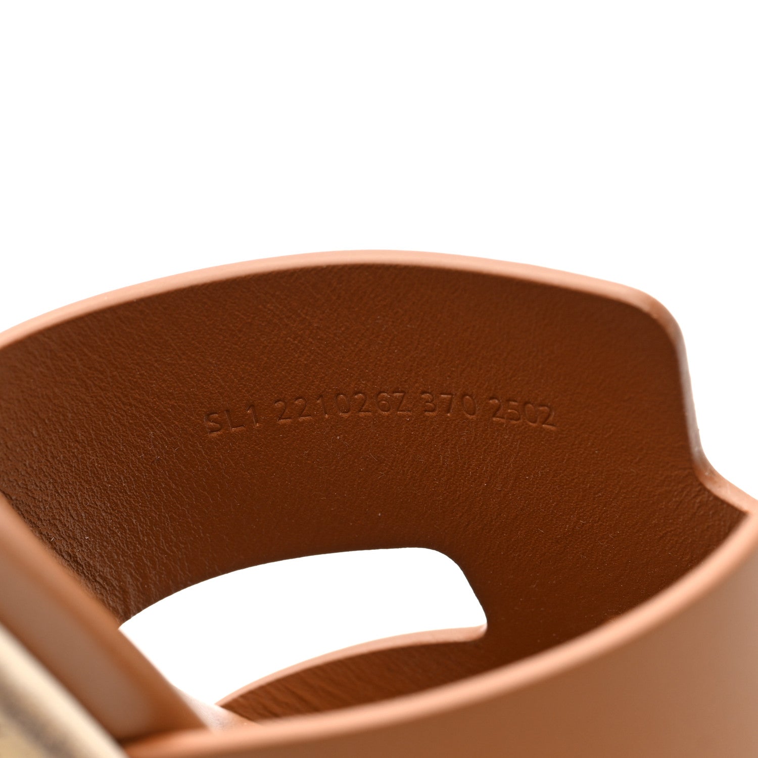 Hermes Calfskin Cork Eze 30 Sandals 38 Marron Glaise 9 of 10