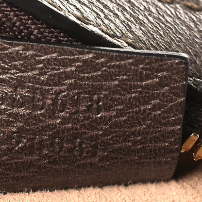 Gucci GG Supreme Monogram Web Mini Ophidia Round Shoulder Bag Brown 7 of 9
