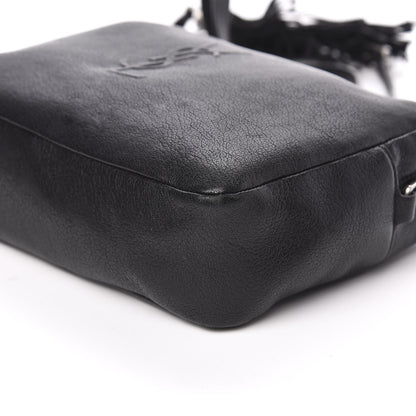 Saint Laurent Lambskin Monogram Small Lou Camera Bag Black 10 of 11