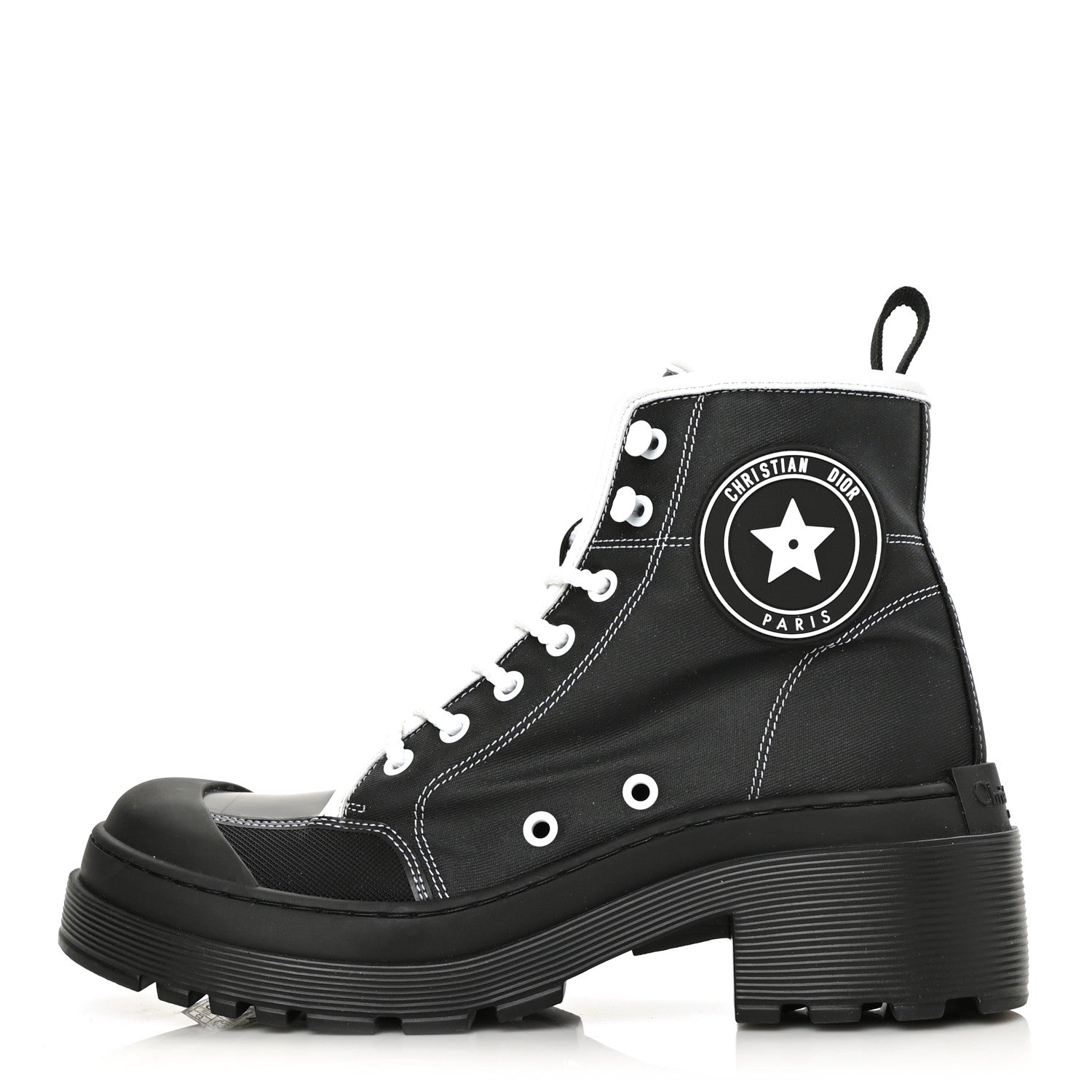 Christian Dior Technical Fabric D-Rise 35mm Boots 38.5 Black 1 of 8
