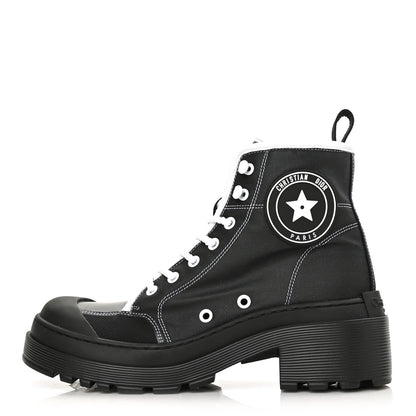 Christian Dior Technical Fabric D-Rise 35mm Boots 38.5 Black 1 of 8