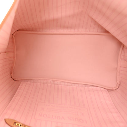 Louis Vuitton Damier Azur Neo Neverfull GM Rose Ballerine 6 of 10