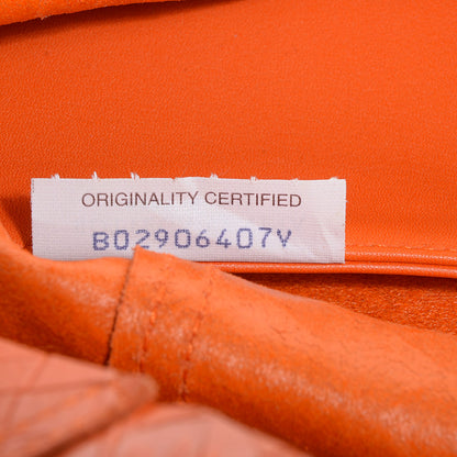 Bottega Veneta Calfskin Intrecciomirage Intarsio Large Tote Tangerine 8 of 10