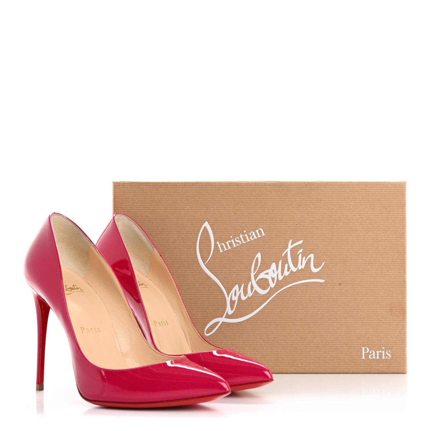 Christian Louboutin Patent Pigalle Follies 100 Pumps 36 Ultra Rose 8 of 8