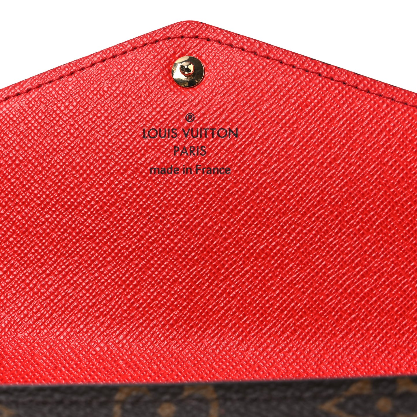 Monogram Sarah Wallet NM Coquelicot