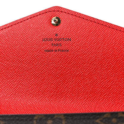 Louis Vuitton Monogram Sarah Wallet NM Coquelicot 6 of 8