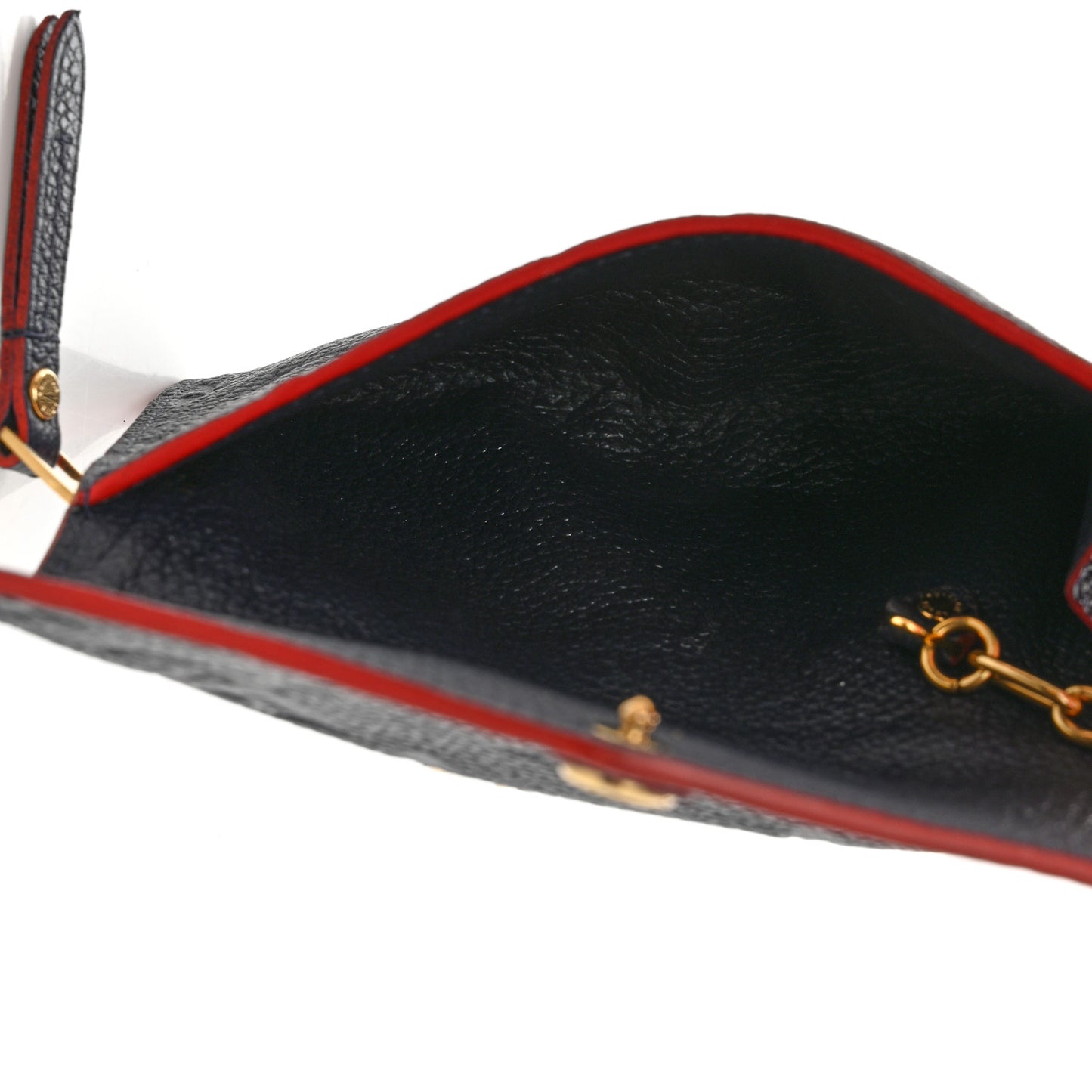 Empreinte Key Pouch Marine Rouge