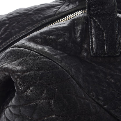 Saint Laurent Pebbled Lambskin Medium Easy Sac Black 14 of 21