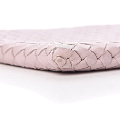 Bottega Veneta Nappa Intrecciato Flat Zip Pouch Antique Rose 10 of 11
